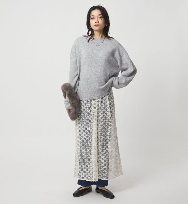 UNITED ARROWS green label relaxing「SERENITY ボートネック プルオーバー ニット」|ニット・セーター|