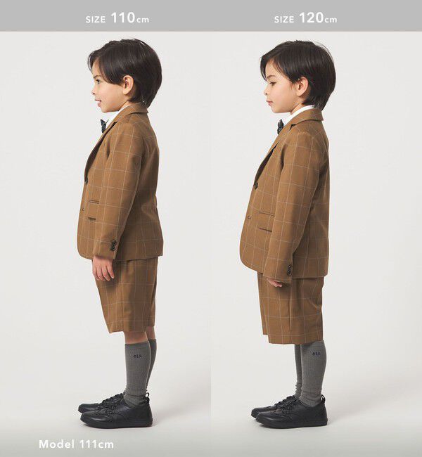 UNITED ARROWS green label relaxing「ウィンドペン チェック ジャケット / キッズ 110cm-130cm」|テーラードジャケット|