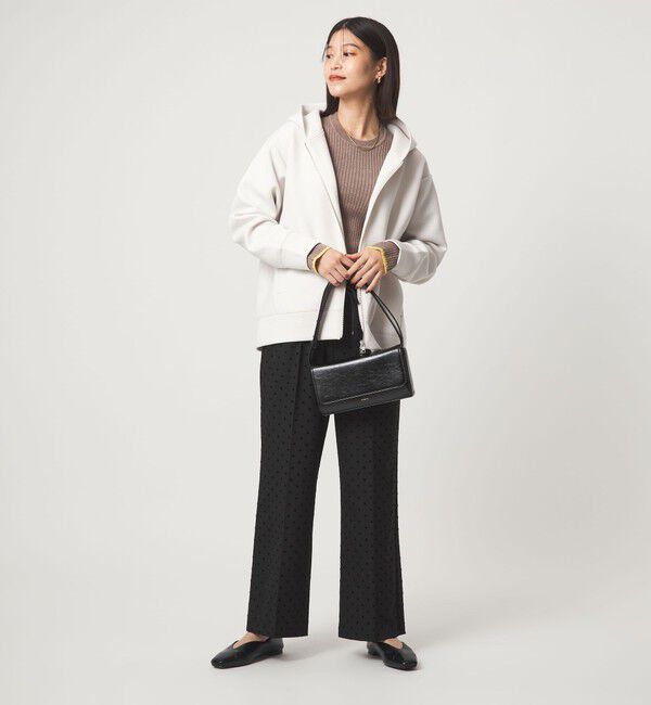 UNITED ARROWS green label relaxing「【WEB限定】＜at ease＞ソデサキ バイカラー プルオーバー ニット ウォッシャブル」|ニット・セーター|