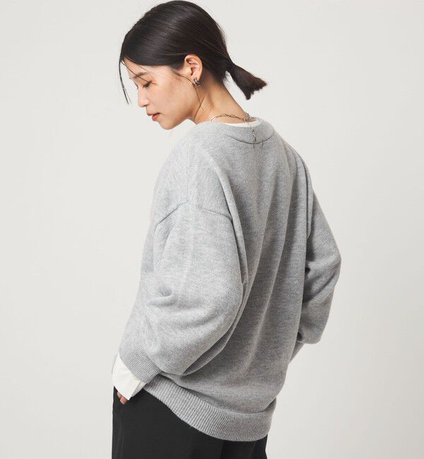 UNITED ARROWS green label relaxing「【WEB限定】＜at ease＞スキッパー プルオーバー ニット ウォッシャブル」|ニット・セーター|