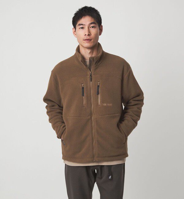 UNITED ARROWS green label relaxing「＜Marmot＞POLARTEC フリース ジャケット」|ブルゾン・スタジャン|DK.BROWN