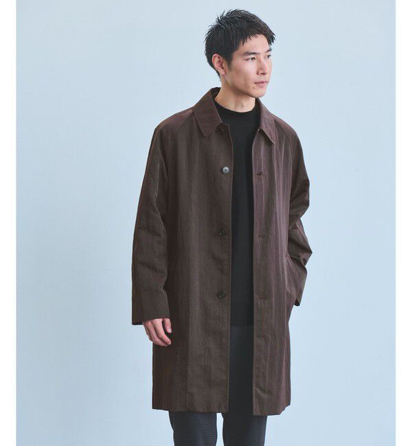 UNITED ARROWS green label relaxing「ナイロン ツイル ステンカラーコート -撥水-」|ステンカラーコート|