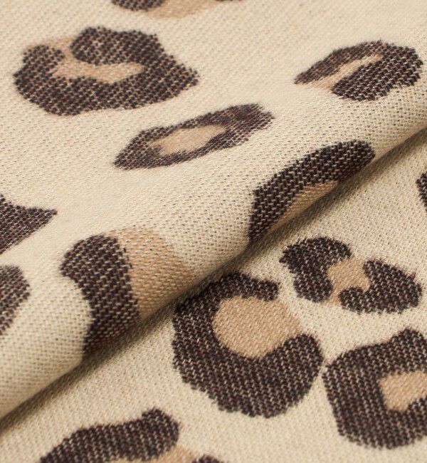 UNITED ARROWS green label relaxing「レオパード ジャガード ストール」|ストール|