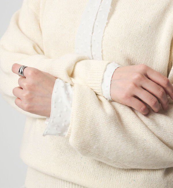 UNITED ARROWS green label relaxing「スパンコール ニット プルオーバー ウォッシャブル」|ニット・セーター|