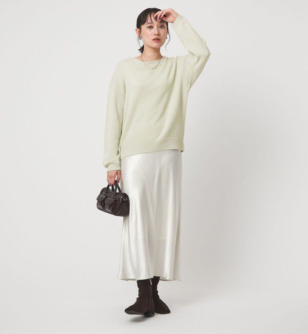 UNITED ARROWS green label relaxing「スパンコール ニット プルオーバー ウォッシャブル」|ニット・セーター|