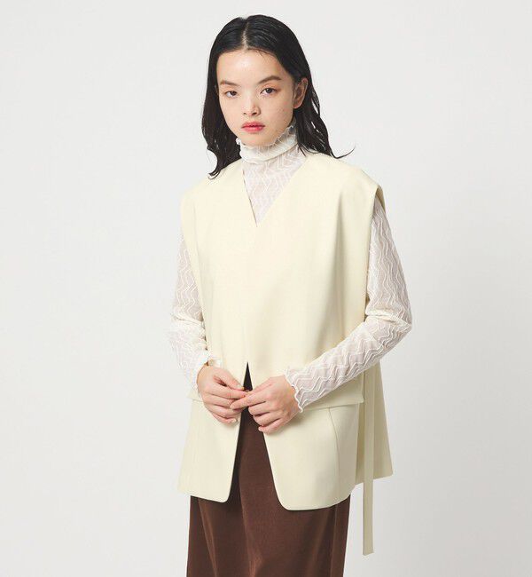 EMMEL REFINES「＜EMMEL REFINES＞EM サイドベルト ジレ」|テーラードジャケット|