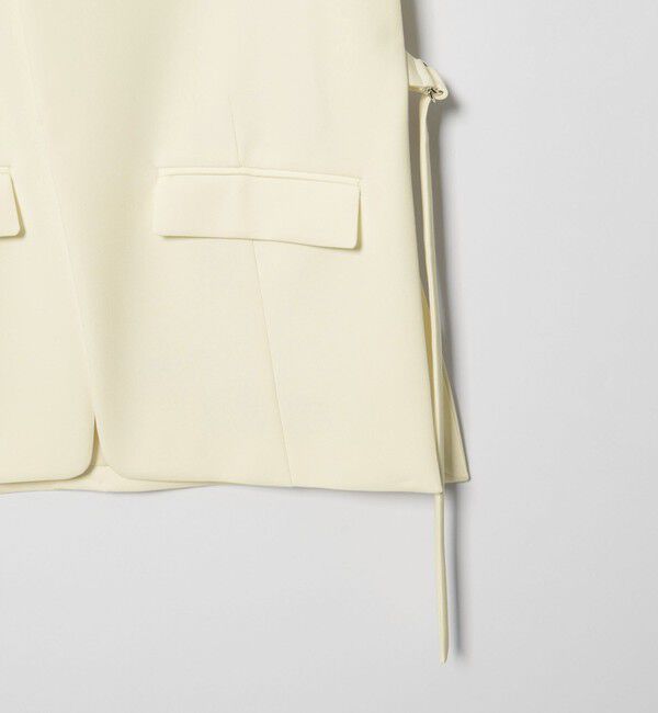 EMMEL REFINES「＜EMMEL REFINES＞EM サイドベルト ジレ」|テーラードジャケット|
