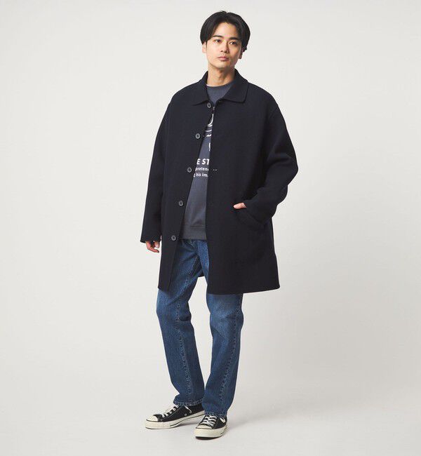 UNITED ARROWS green label relaxing「ウールナイロン リバー ステンカラーコート」|ステンカラーコート|
