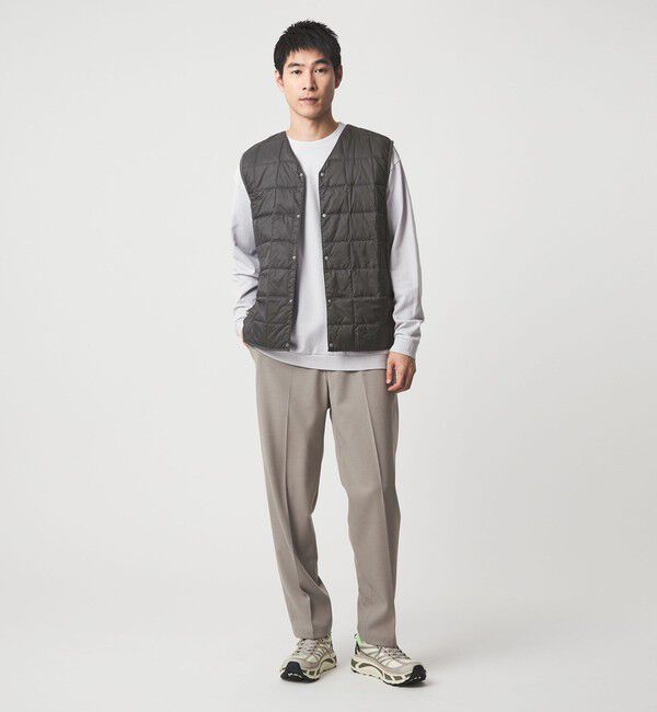 UNITED ARROWS green label relaxing「＜TAION＞Vネック ボタン ベスト」|ダウンベスト・ベスト|