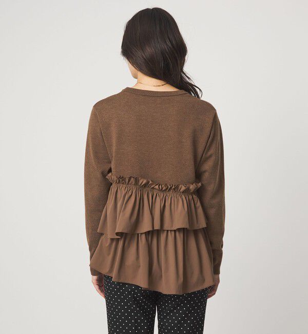 UNITED ARROWS green label relaxing「ティアード ドッキング プルオーバー ニット 2」|ニット・セーター|