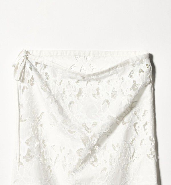 UNITED ARROWS green label relaxing「レース レイヤード スカート」|タイト|