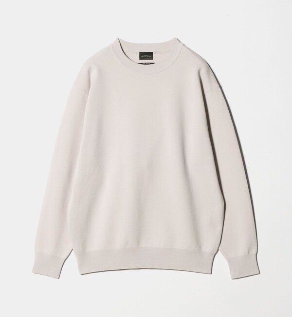 UNITED ARROWS green label relaxing「コットン シルク ミラノリブ クルーネック ニット」|ニット・セーター|