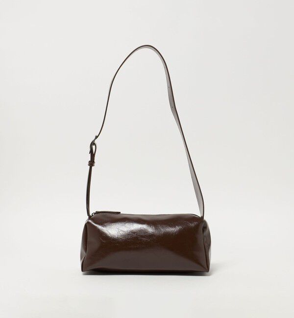 UNITED ARROWS green label relaxing「スクエア ワイドショルダー バッグ」|ショルダー・メッセンジャー|DK.BROWN