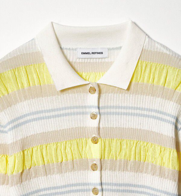 EMMEL REFINES「＜EMMEL REFINES＞EM HW マルチボーダー ニット」|ニット・セーター|