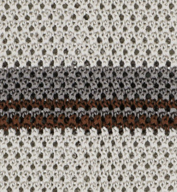 UNITED ARROWS green label relaxing「＜Bleck＞6.5cm ニット ボーダー ネクタイ」|ネクタイ・蝶ネクタイ|