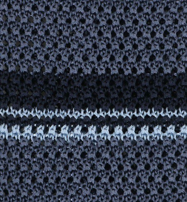 UNITED ARROWS green label relaxing「＜Bleck＞6.5cm ニット ボーダー ネクタイ」|ネクタイ・蝶ネクタイ|