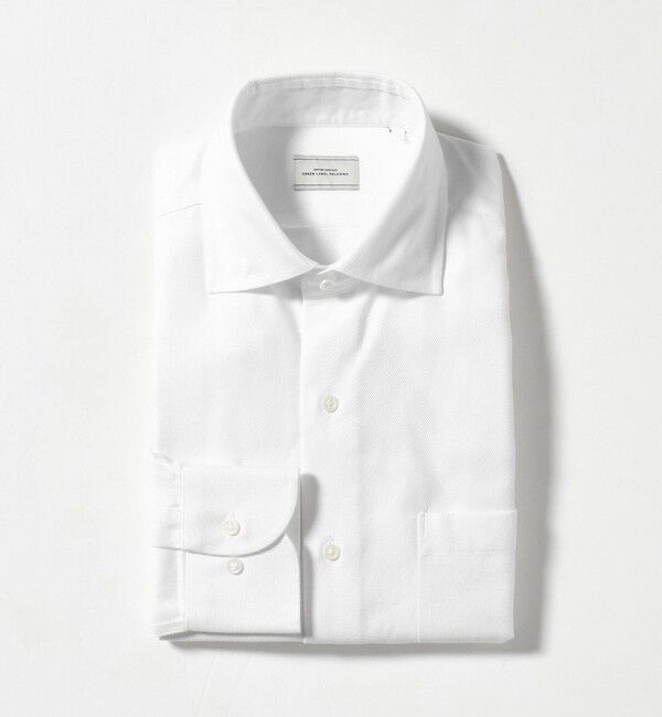 UNITED ARROWS green label relaxing「コットン フレンチツイル ワイドカラー ドレスシャツ -形態安定-」|シャツ・ブラウス|