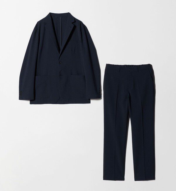 UNITED ARROWS green label relaxing「【WEB限定】JUST fit WORKIST セットアップ -ストレッチ-」|テーラードジャケット|NAVY