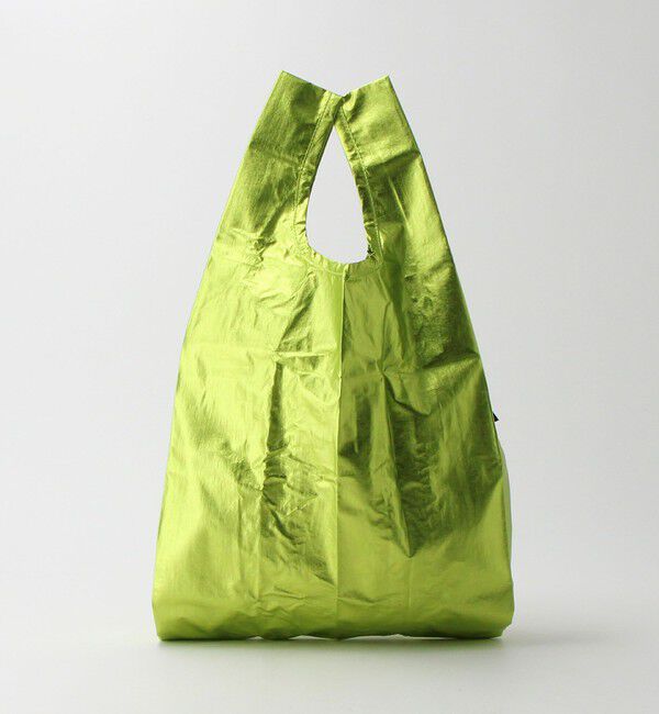 BEAUTY&YOUTH UNITED ARROWS「＜BAGGU＞メタリック ポケッタブルバッグ/BABY」|エコバッグ|LIME