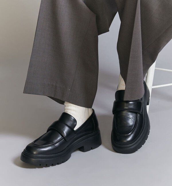 BEAUTY&YOUTH UNITED ARROWS「レザーライク ローファー -晴雨兼用-」|レインシューズ|