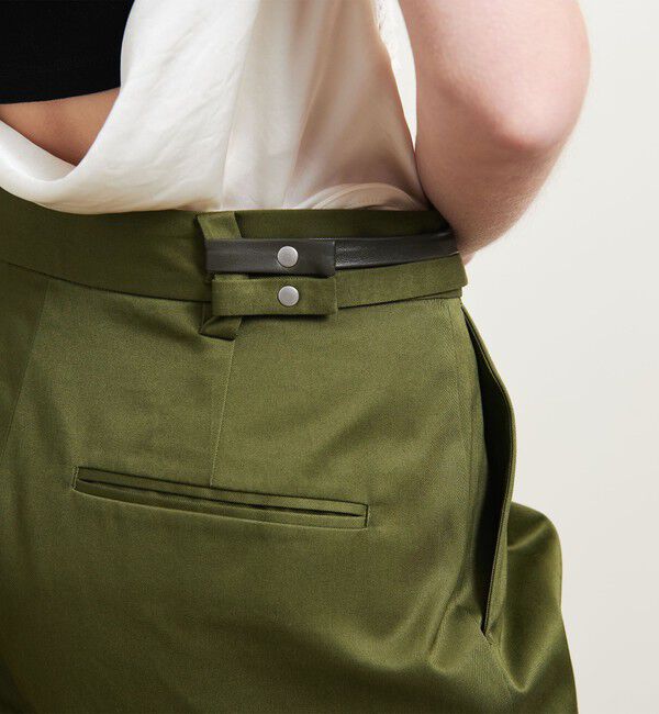 ATTISESSION「＜ATTISESSION＞ベルト 2タック ストレート パンツ」|その他|