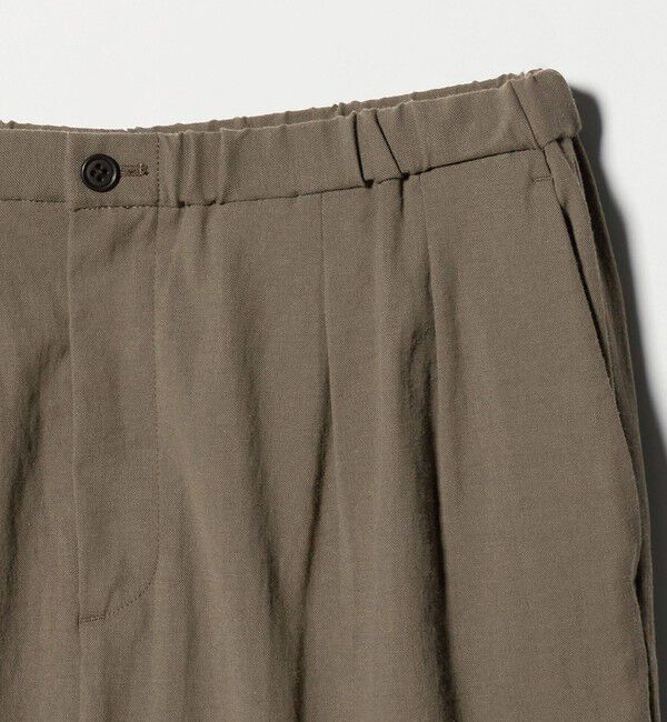 BEAUTY&YOUTH UNITED ARROWS「TC/FLAX オックス バルーン イージー パンツ」|チノ|