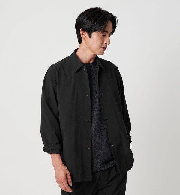 BEAUTY&YOUTH UNITED ARROWS「360&deg;MASTER リングドット シャツアウター -セットアップ対応 ストレッチ ウォッシャブル マルチ機能-」|その他|BLACK