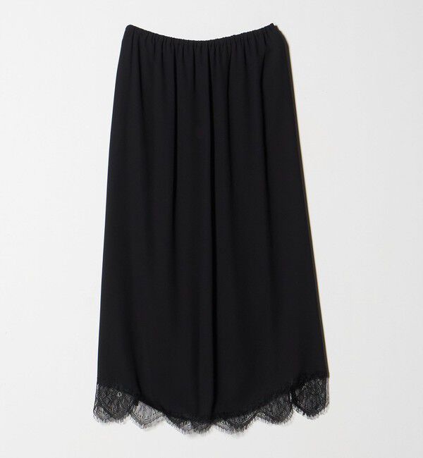 ATTISESSION「＜ATTISESSION＞レース ドッキング ロングスカート」|スカート|
