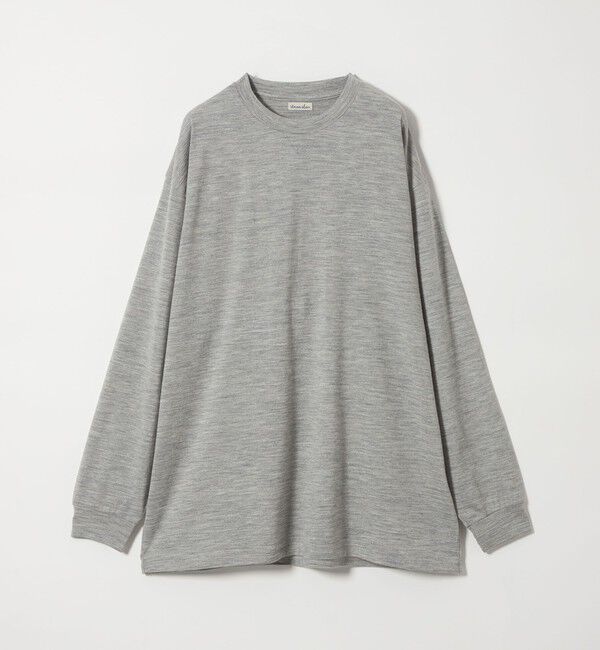 STEVEN ALAN「＜Steven Alan＞ メリノウール クルーネック Tシャツ LOOSE」|Tシャツ・カットソー|
