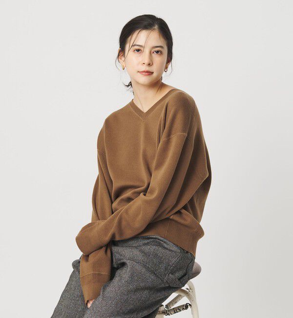 BEAUTY&YOUTH UNITED ARROWS「ソフトコットン Vネック スムース ニットプルオーバー ウォッシャブル」|ニット・セーター|その他2