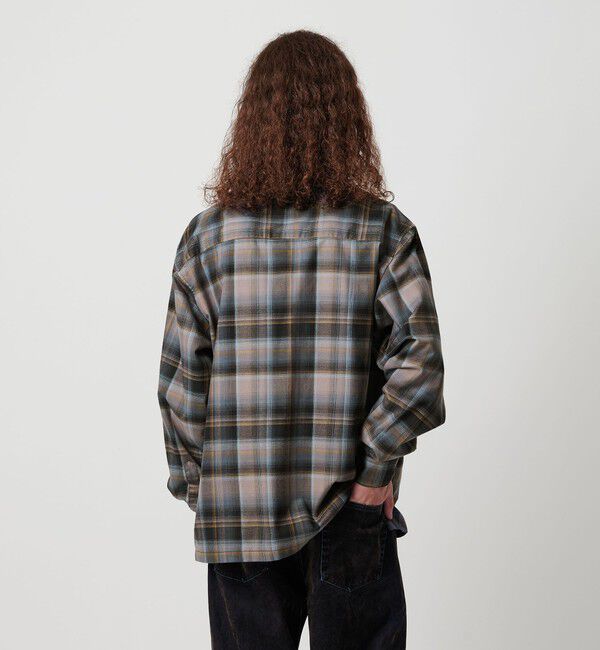 MONKEY TIME「ブラッシュド オンブレ チェック シャツ」|シャツ・ブラウス|