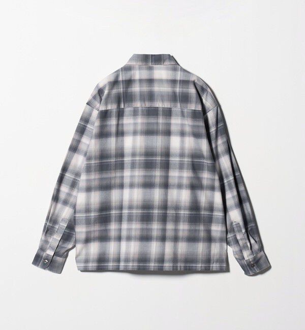 MONKEY TIME「ブラッシュド オンブレ チェック シャツ」|シャツ・ブラウス|