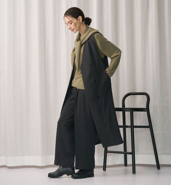 BEAUTY&YOUTH UNITED ARROWS「ポリエステルブレンド バックゴムストレートパンツ」|スラックス|