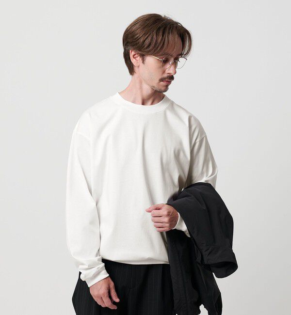 BEAUTY&YOUTH UNITED ARROWS「ファイン グロッシー コットン スウェットTシャツ」|Tシャツ・カットソー|