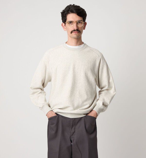 STEVEN ALAN「＜Steven Alan＞ CR ウラケ フリーダムスリーブ クルーネック スウェット」|スウェット・ジャージ|