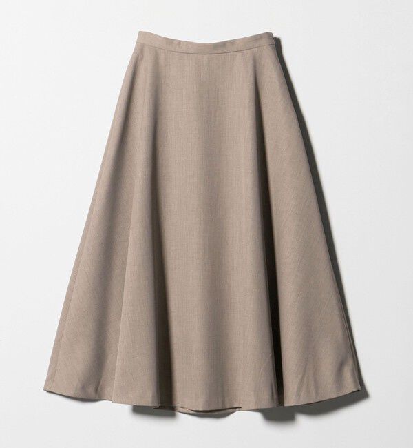 BEAUTY&YOUTH UNITED ARROWS「ポリエステルツイル サーキュラースカート ウォッシャブル」|フレア|