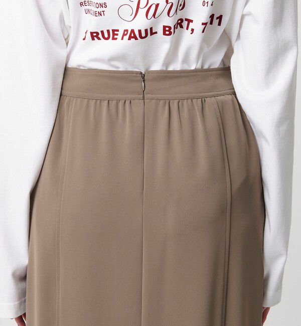 BEAUTY&YOUTH UNITED ARROWS「【WEB限定 Wardrobe DAILY MINIMAL】ダブルクロス カーブスカート ウォッシャブル」|スカート|