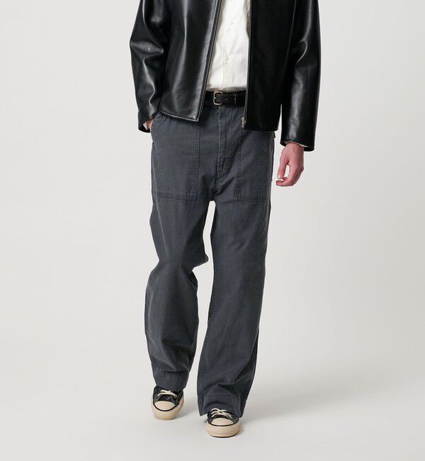 BEAUTY&YOUTH UNITED ARROWS「バック サテン ベイカー パンツ」|チノ|