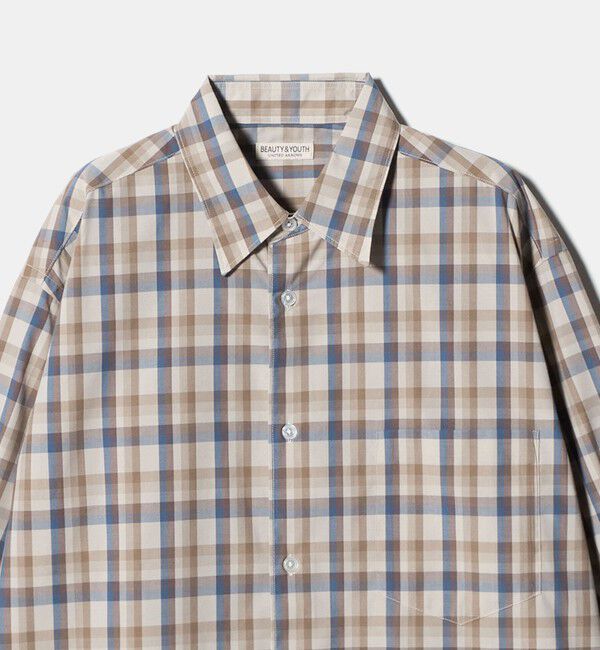 BEAUTY&YOUTH UNITED ARROWS「ファイン トラッド チェック レギュラー シャツ FORM型」|シャツ・ブラウス|
