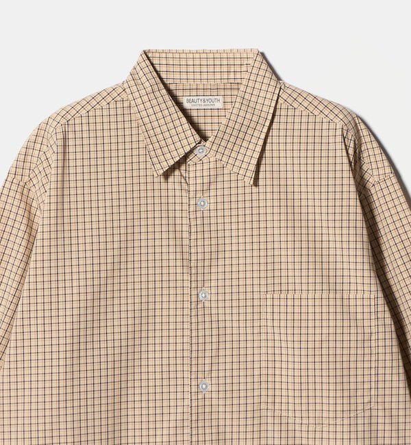 BEAUTY&YOUTH UNITED ARROWS「ファイン トラッド チェック レギュラー シャツ FORM型」|シャツ・ブラウス|