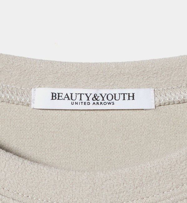 BEAUTY&YOUTH UNITED ARROWS「コットンポリエステルジャガード 袖ボリューム プルオーバー」|Tシャツ・カットソー|