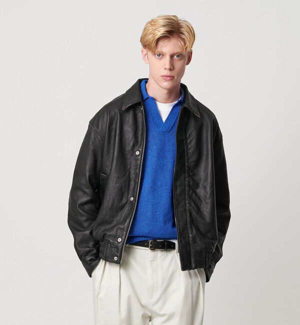 BEAUTY&YOUTH UNITED ARROWS「ラブ レザー フライト ジャケット」|その他|BLACK