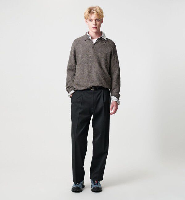 BEAUTY&YOUTH UNITED ARROWS「ニュアンス カール 2B ポロニット」|ニット・セーター|