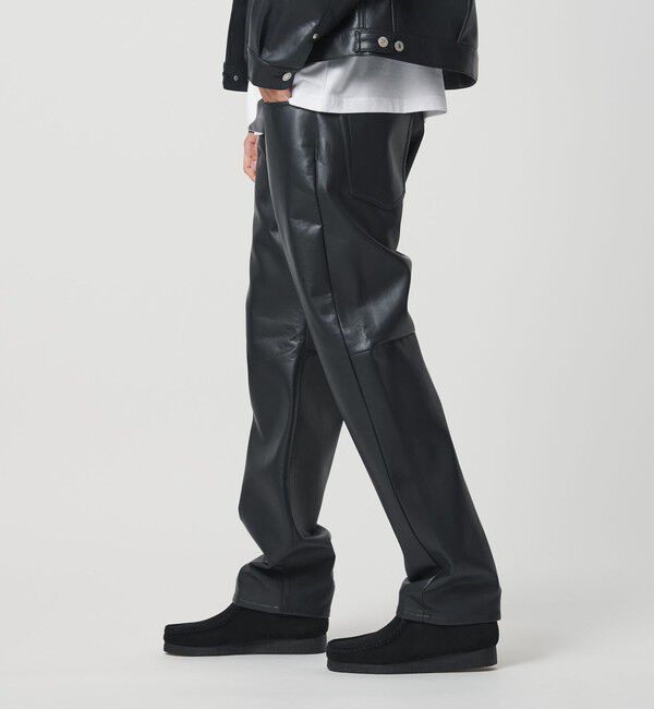 California General Store「＜CGS.＞レザー ライク 5ポケット パンツ」|その他|NAVY