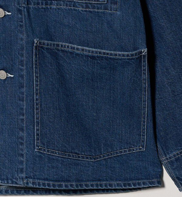 California General Store「＜CGS.＞オーガニック コットン デニム カバーオール ジャケット」|ミリタリー・モッズコート|