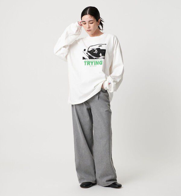 BEAUTY&YOUTH UNITED ARROWS「＜PARROTT CANVAS＞ロングスリーブ Tシャツ」|Tシャツ・カットソー|