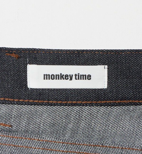 MONKEY TIME「リジッド デニム バギー パンツ」|チノ|