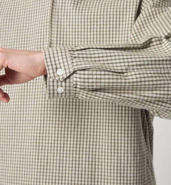 STEVEN ALAN「＜Steven Alan＞ チェック ジップ プルオーバー シャツ LOOSE」|シャツ・ブラウス|