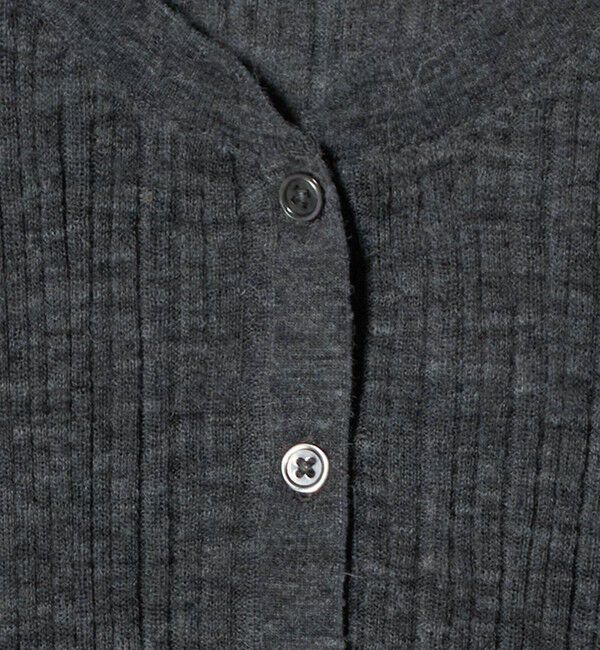 BEAUTY&YOUTH UNITED ARROWS「アルパカブレンド ランダムリブ ヘンリーネックプルオーバー」|ニット・セーター|