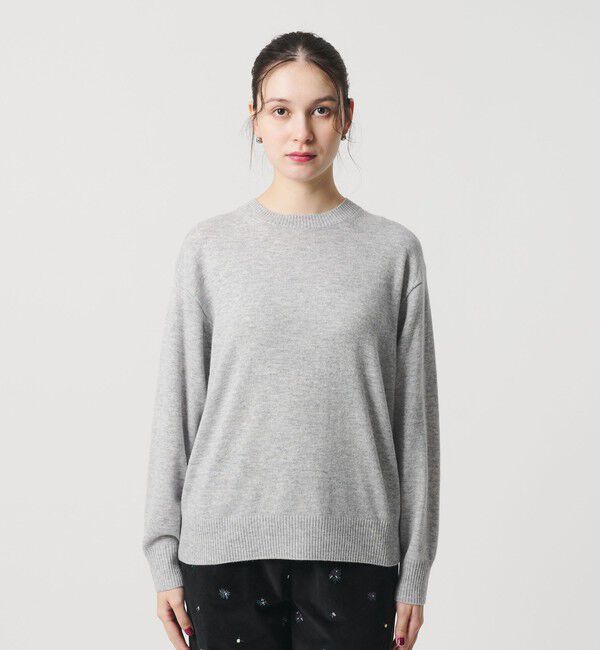 BEAUTY&YOUTH UNITED ARROWS「ウールカシミヤ天竺 クルーネック ニットプルオーバー ウォッシャブル」|ニット・セーター|